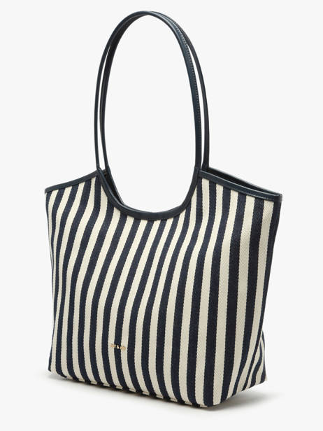 Schoudertas Rayure Nat et nin Blauw rayure RY ander zicht 2