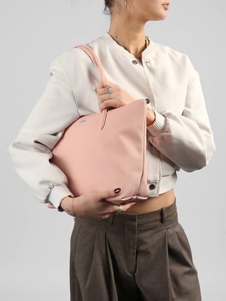 Schoudertas L.12.12 Concept Lacoste Roze l.12.12 concept NF2037PK ander zicht 1