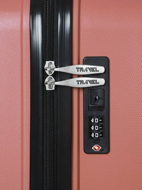 Handbagage Travel Roze montreal S ander zicht 1