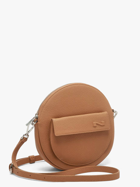 Cross Body Tas Dorine Leder Nathan baume Bruin nathan 96KW3061 ander zicht 2