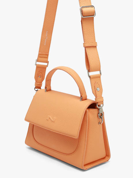 Cross Body Tas Charlene Leder Nathan baume Oranje event 9 ander zicht 2