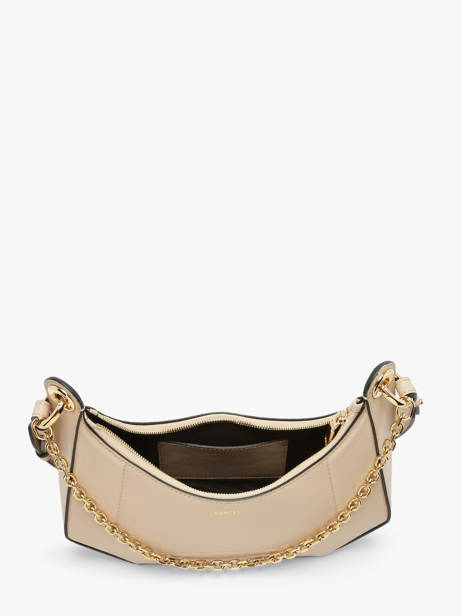 Cross Body Tas Croisette Leder Lancel Beige croisette A13987 ander zicht 4