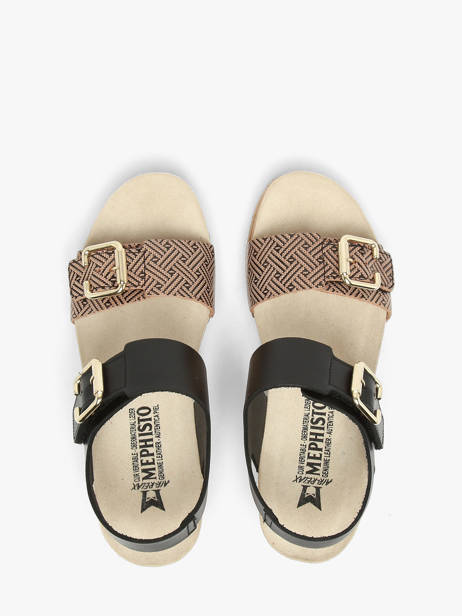 Sandalen Met Platformzool Uit Leder Mephisto Zwart women P5148845 ander zicht 3