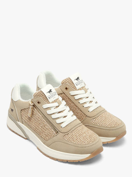Sneakers Mustang Beige women M0532011 ander zicht 1