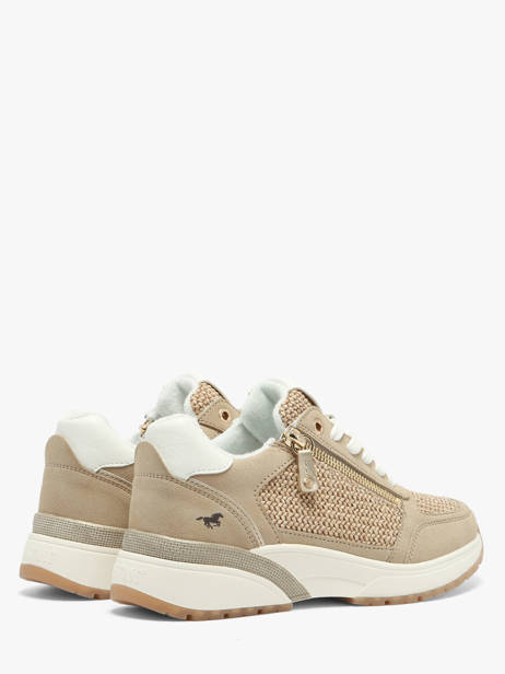 Sneakers Mustang Beige women M0532011 ander zicht 2