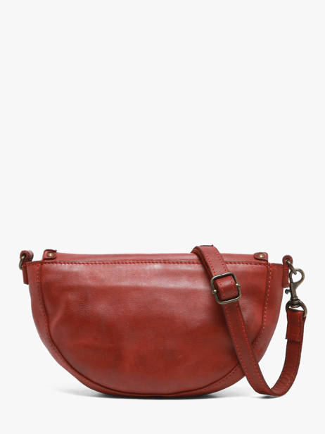 Cross Body Tas Heritage Leder Biba Rood heritage YAM1L ander zicht 3