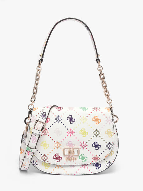 Cross Body Tas Emelie Logo Guess Wit emelie logo GM992820