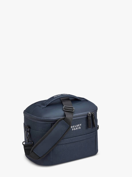 Beauty Case Delsey Blauw brochant 3.0 310 ander zicht 1