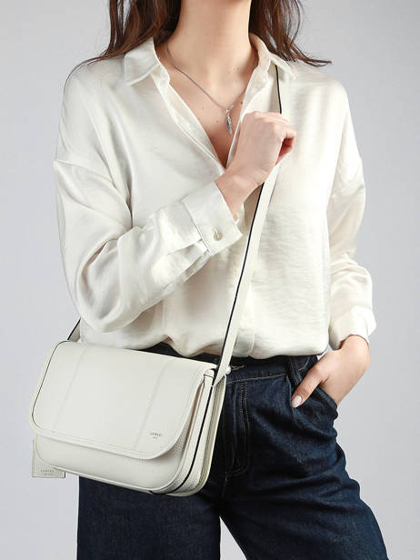 Cross Body Tas M Victoire Leder Lancel Wit victoire A13992 ander zicht 1