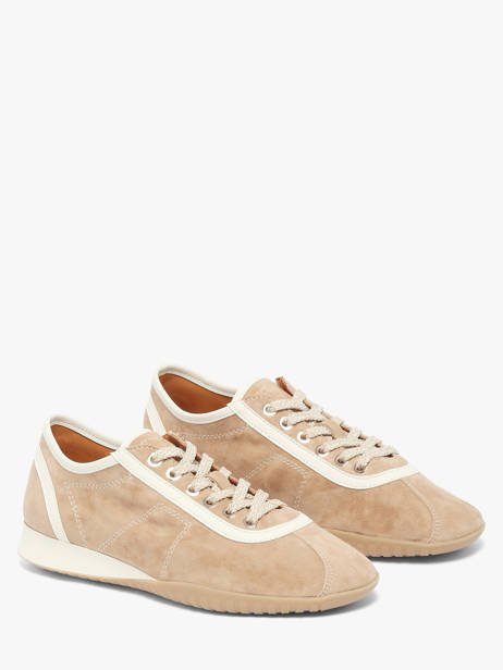 Sneakers Uit Leder Mam'zelle Beige women CSGLO37 ander zicht 1