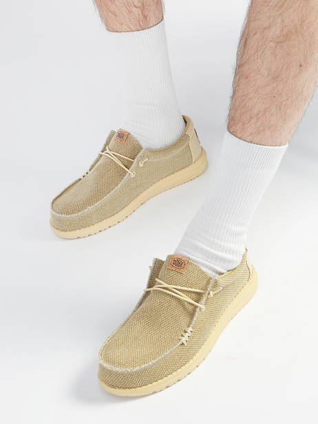 Mocassins Wally Braided Hey dude Grijs men 40003 ander zicht 1