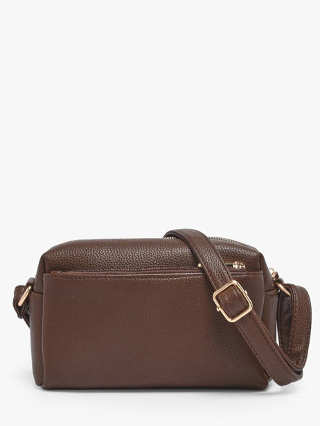 Cross Body Tas Grained Miniprix Bruin grained KJ62069 ander zicht 3