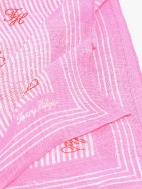 Sjaal Tommy hilfiger Roze th swim shop AW18346 ander zicht 1