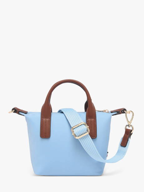 Cross Body Tas Popette Nylon Tommy hilfiger Blauw popette AW18368 ander zicht 4