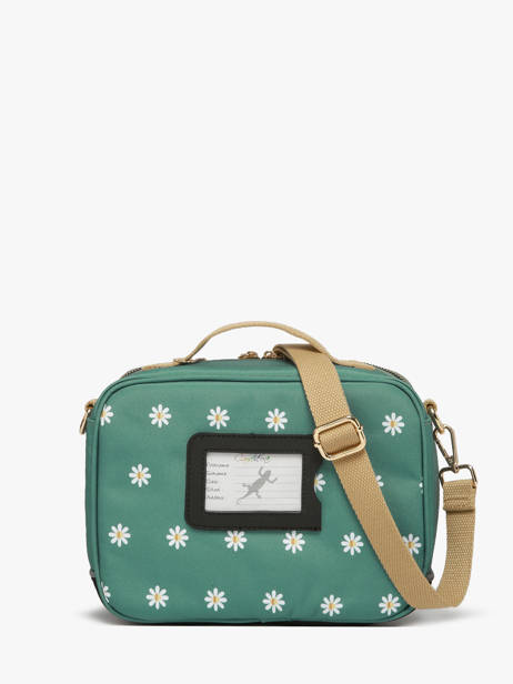 Lunchtas 1 Compartiment Cameleon Groen vintage fantasy PBVGBL24 ander zicht 3