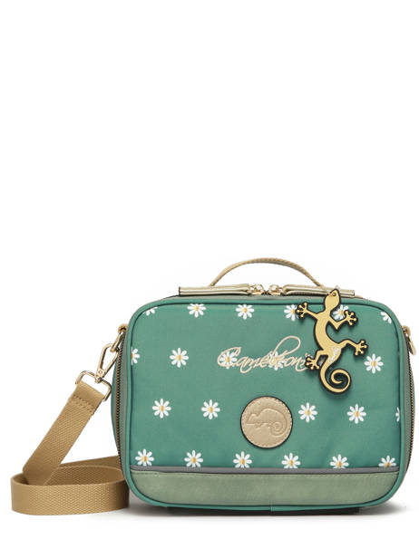 Lunchtas 1 Compartiment Cameleon Groen vintage fantasy PBVGBL24 ander zicht 4