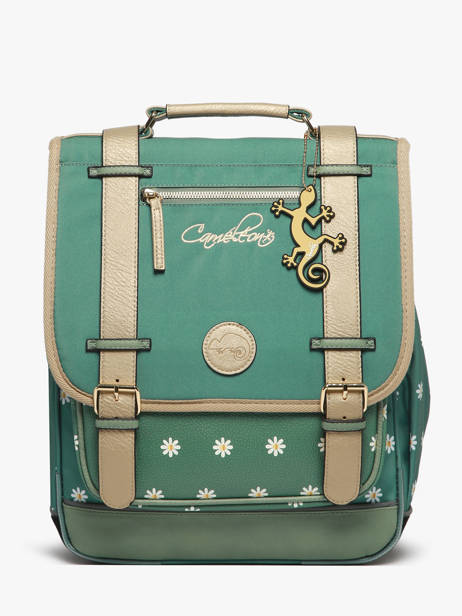 Rugzak 3 Compartimenten Cameleon Groen vintage fantasy PBVGSD39