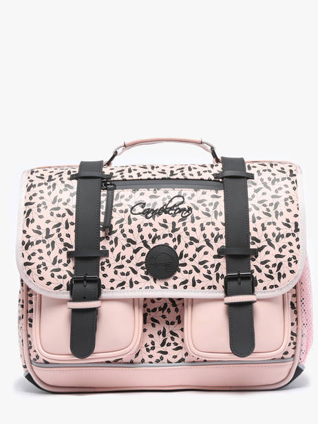 Boekentas 2 Compartimenten Cameleon Roze vintage north PBVWCA38
