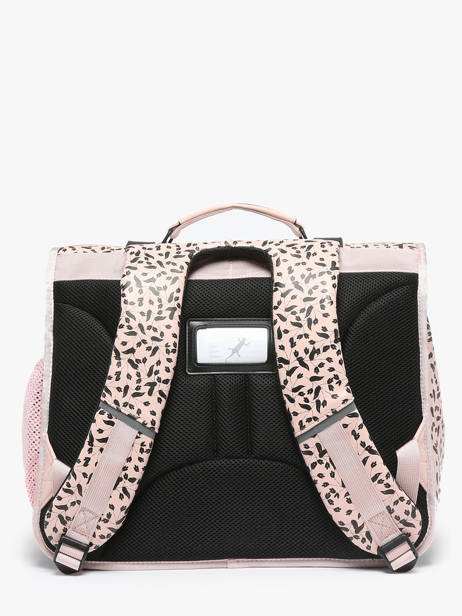Boekentas 2 Compartimenten Cameleon Roze vintage north PBVWCA38 ander zicht 4