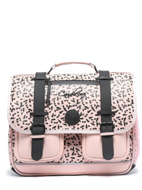 Boekentas 2 Compartimenten Cameleon Roze vintage north PBVWCA38 ander zicht 6
