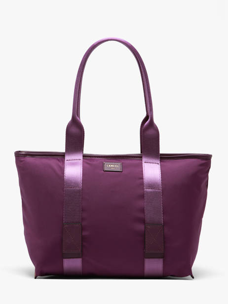 Schoudertas M Mistral Rollable Nylon En Leder Lancel Violet mistral A13995