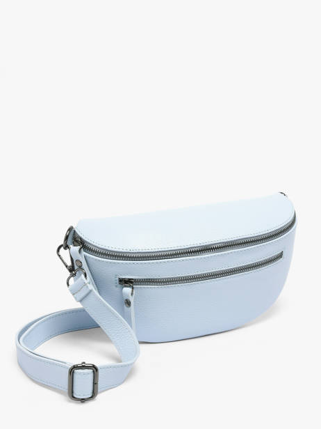 Heuptasje Caviar Leder Milano Blauw caviar CA23111 ander zicht 2