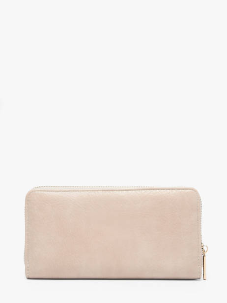 Portefeuille Lulu castagnette Beige zip CHRYS702 ander zicht 2