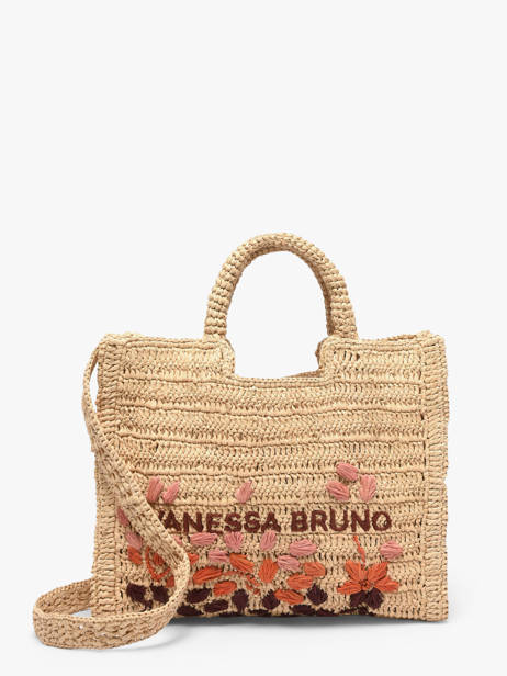 Handtas Cabas Raphia Raphia Vanessa bruno Beige cabas raphia 24V40884