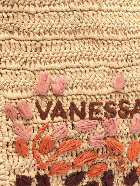 Handtas Cabas Raphia Raphia Vanessa bruno Beige cabas raphia 24V40884 ander zicht 3