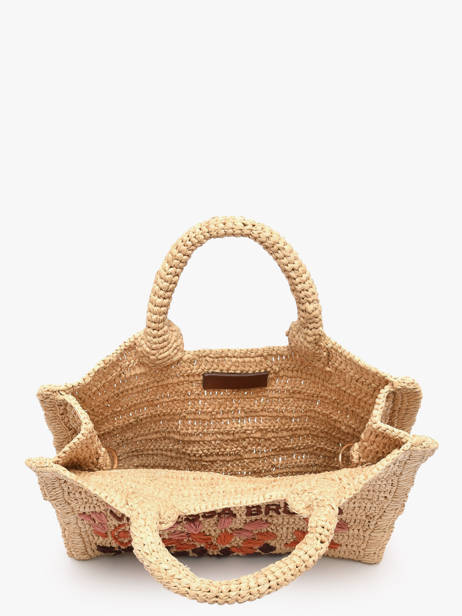 Handtas Cabas Raphia Raphia Vanessa bruno Beige cabas raphia 24V40884 ander zicht 4