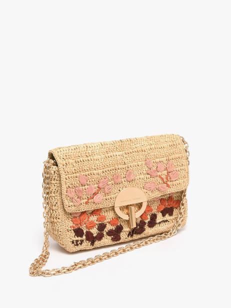 Cross Body Tas Moon Raphia Vanessa bruno Beige moon raphia NZ874 ander zicht 1