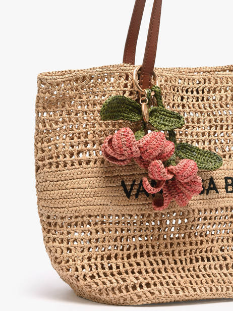 Bag Charm Lelie Raffia Vanessa bruno Roze charms 96V42673 ander zicht 2