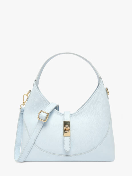 Cross Body Tas Caviar Leder Milano Blauw caviar CA26022