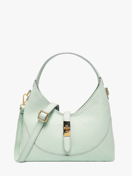Cross Body Tas Caviar Leder Milano Groen caviar CA26022