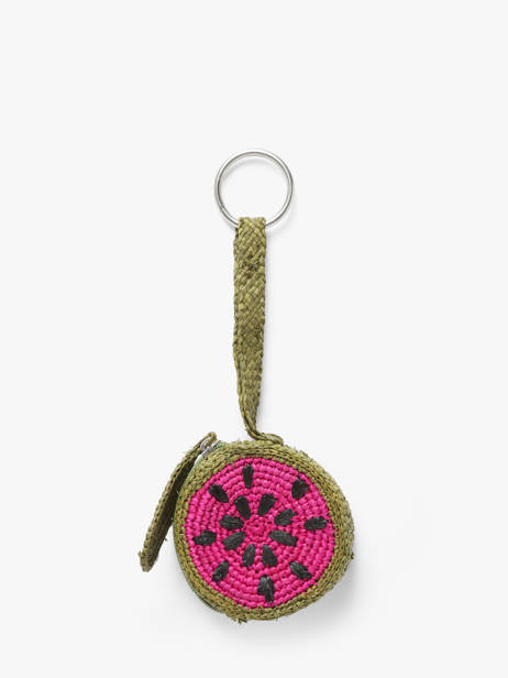 Tasjuweeltje Summer Fruit Raffia Le voyage en panier Roze l'atelier du crochet AM830