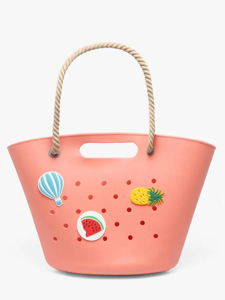 Schoudertas Tutti Frutti Le voyage en panier Roze tutti frutti PM986