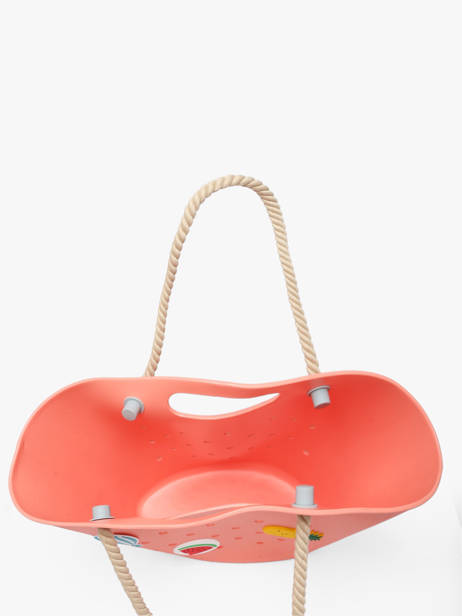Schoudertas Tutti Frutti Le voyage en panier Roze tutti frutti PM986 ander zicht 3