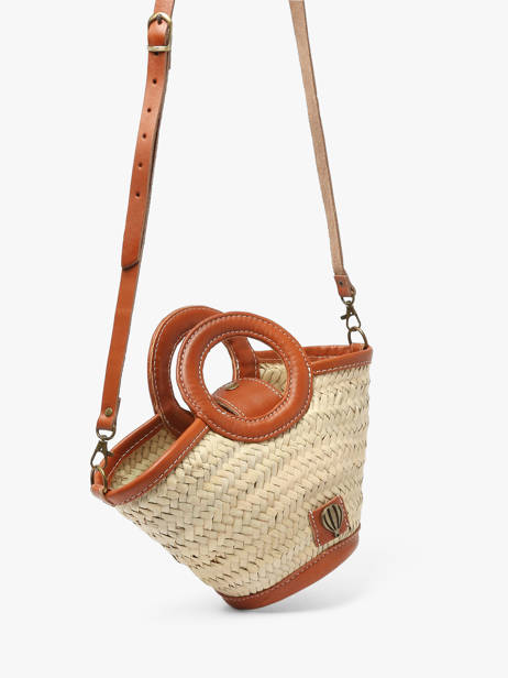 Handtas Estival Le voyage en panier Beige estival PM927 ander zicht 2