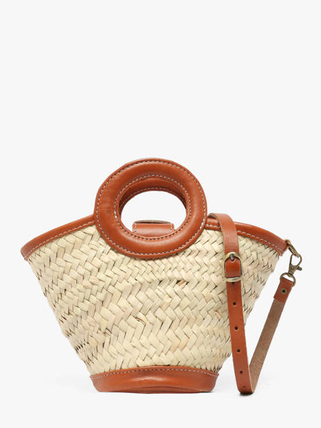 Handtas Estival Le voyage en panier Beige estival PM927 ander zicht 4