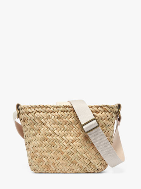 Cross Body Tas Estival Raphia Le voyage en panier Beige estival PM944 ander zicht 4