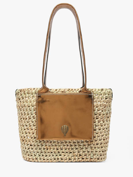 Schoudertas Estival Le voyage en panier Beige estival PM946