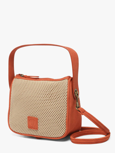 Cross Body Tas Resille Le voyage en panier Beige resille PM959 ander zicht 2