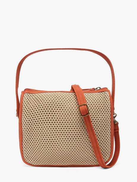 Cross Body Tas Resille Le voyage en panier Beige resille PM959 ander zicht 4