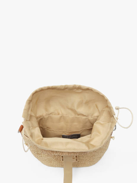 Handtas L'atelier Du Crochet Raphia Le voyage en panier Beige l'atelier du crochet AM831 ander zicht 3