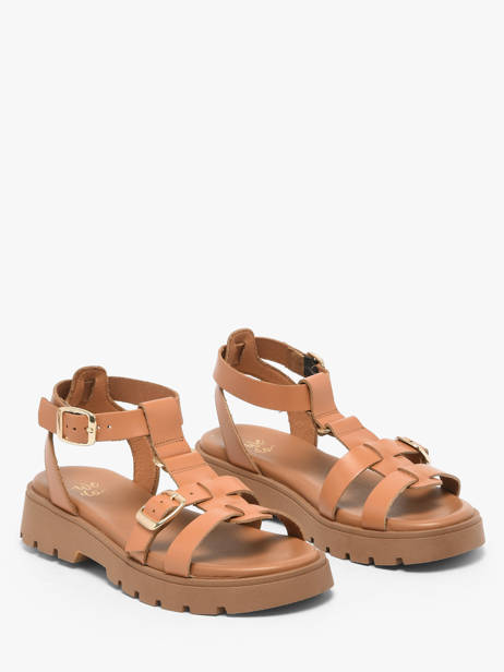Sandalen Uit Leder We do Oranje women 45710A03 ander zicht 1
