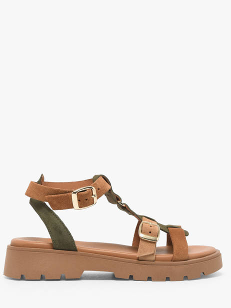 Sandalen Uit Leder We do Bruin women 45710A02