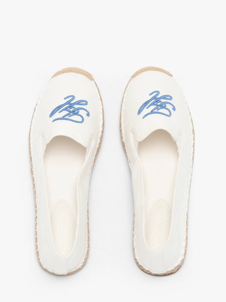 Espadrilles Uit Leder Tommy hilfiger Wit women 9240YBL ander zicht 3