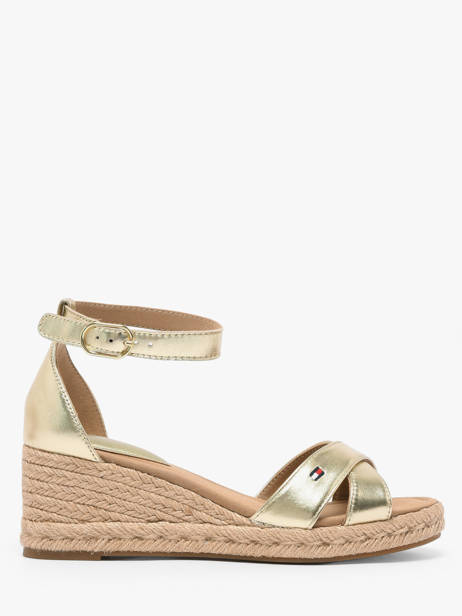 Sandalen Uit Leder Tommy hilfiger Goud women 93330HS