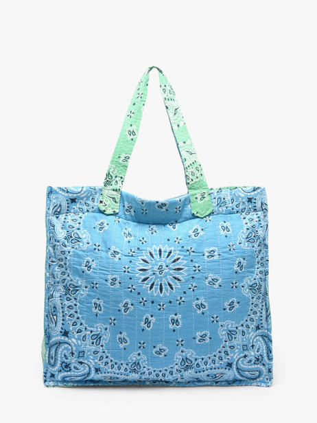 Schoudertas Bandana Katoen Le voyage en panier Blauw bandana PM965 ander zicht 4