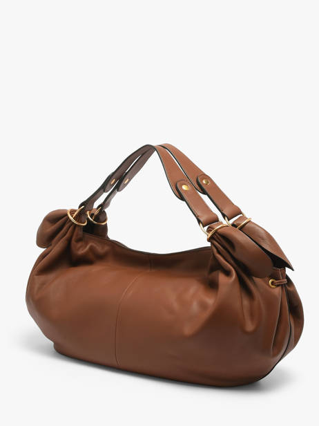 Schoudertas Studio Leder Gerard darel Bruin studio Y457 ander zicht 2